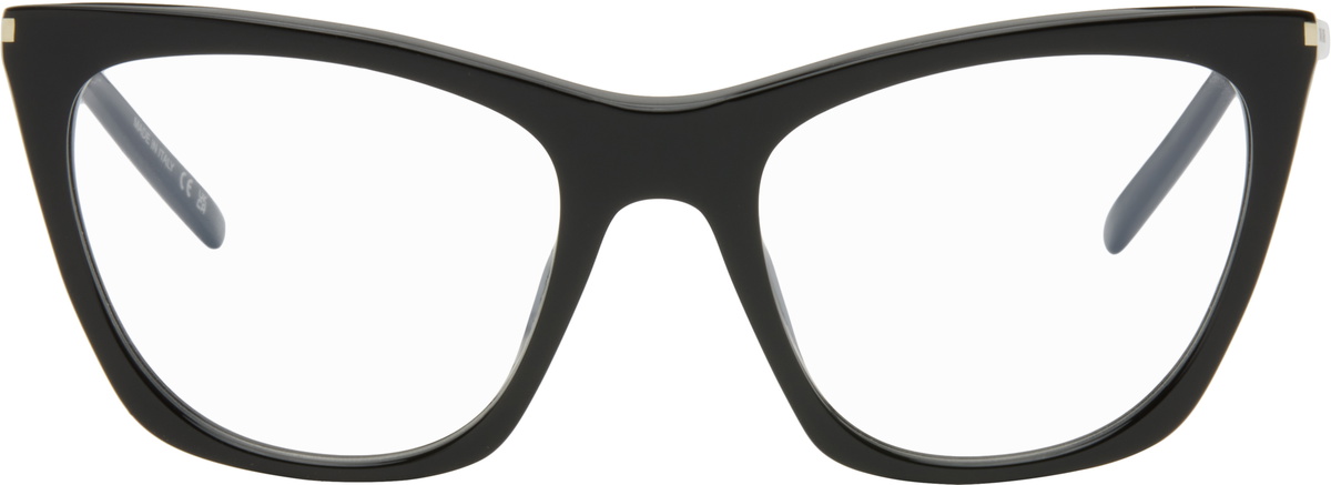 Saint Laurent Black SL 214 Kate Thin Glasses