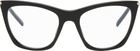 Saint Laurent Black SL 214 Kate Thin Glasses