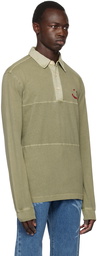 PS by Paul Smith Khaki Embroidered Polo