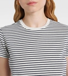 Frame Striped cotton T-shirt
