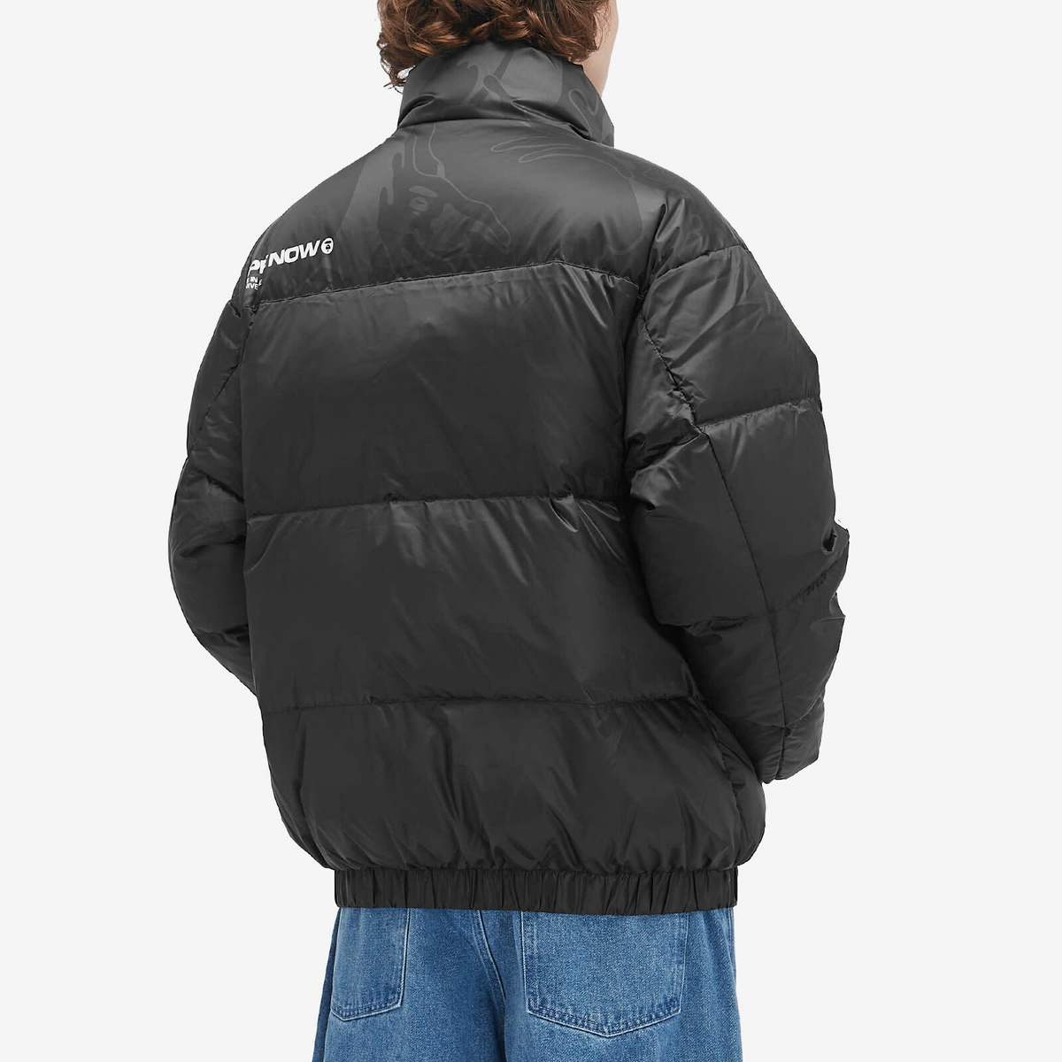 Men's AAPE Now Camo Down Jacket in Light Black AAPE by A Bathing Ape