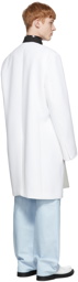 We11done White Polyester Coat