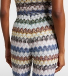 Missoni Knitted lamé flared pants
