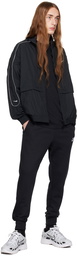 Nike Black Solo Swoosh Track Jacket