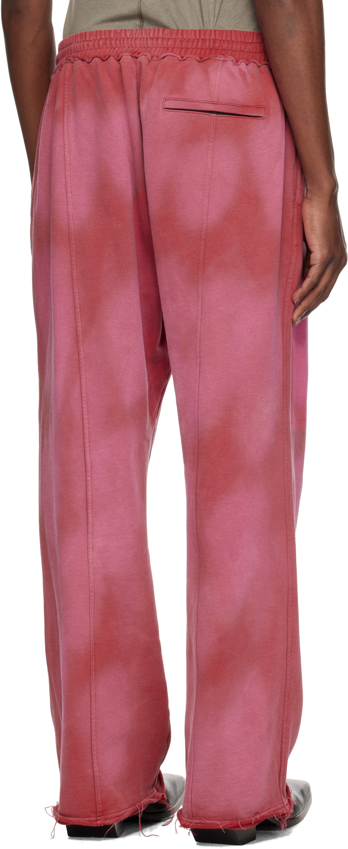 KUSIKOHC Red Dyed Sweatpants