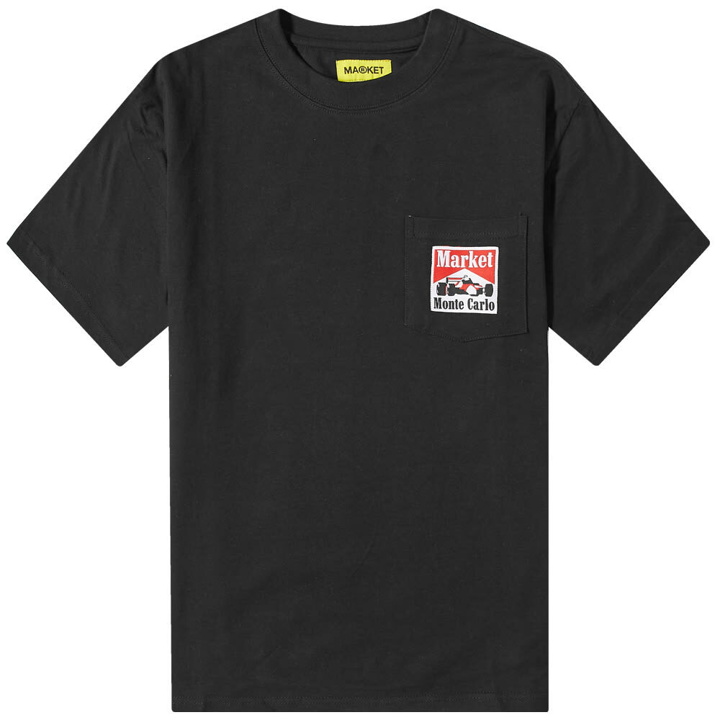 Photo: Market Men's Racing Logo T-Shirt in Black