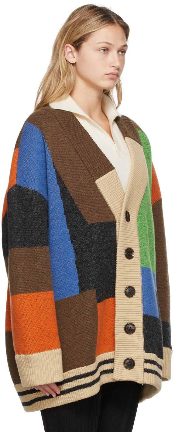 Trunkproject color mixed wool cardigan - カーディガン