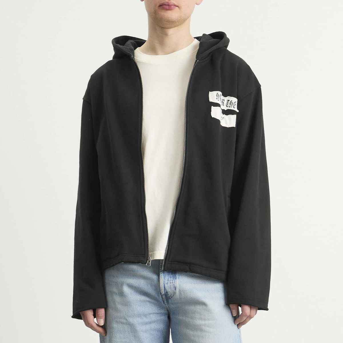 Honor the Gift Men's Running Shit Since 1988 Zip Hoodie in Black