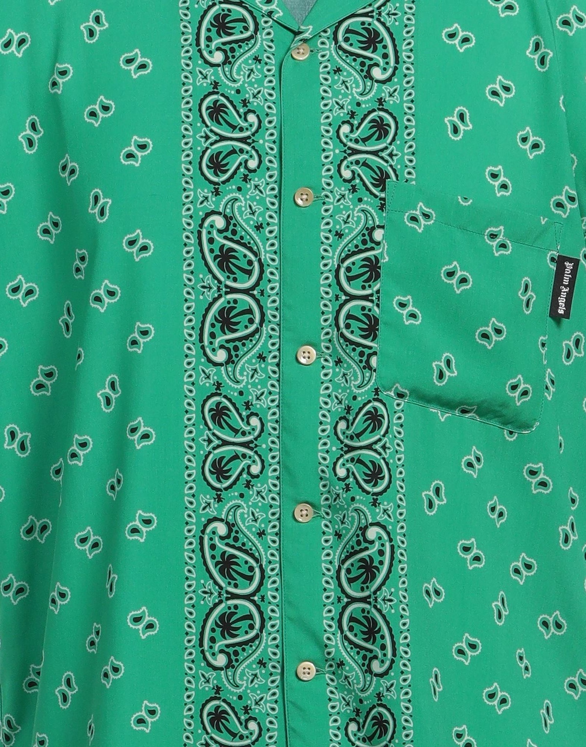 Palm Angels Mens Shirt in Green