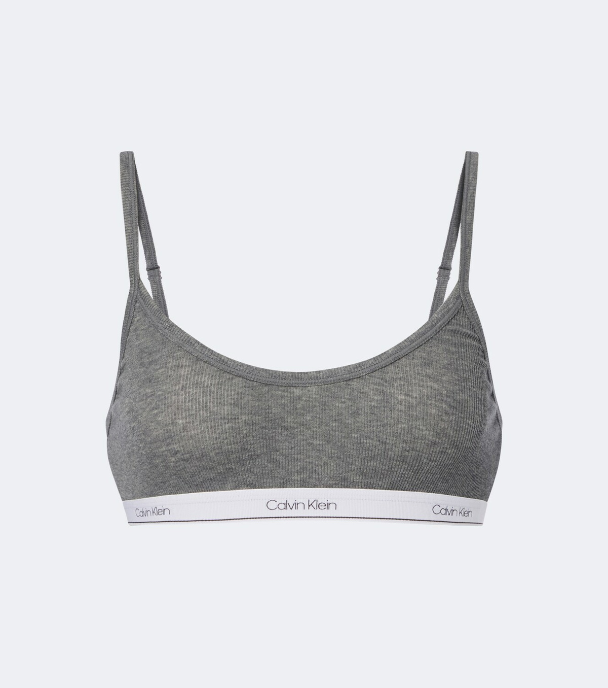 Calvin Klein Collection Sienna ribbed-knit cotton-blend bralette