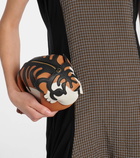 Loewe Paula's Ibiza Tiger leather clutch