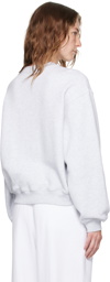 alexanderwang.t Gray Bonded Puff Logo Sweatshirt