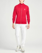 Berna Mens Sweatshirt in Tomato red