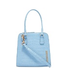 Poppy Lissiman Women's Crikey Faux Croc Top Handle Bag in Sky Blue