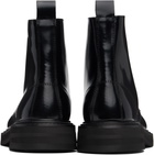 VINNY’s Black Leather Officer Boots