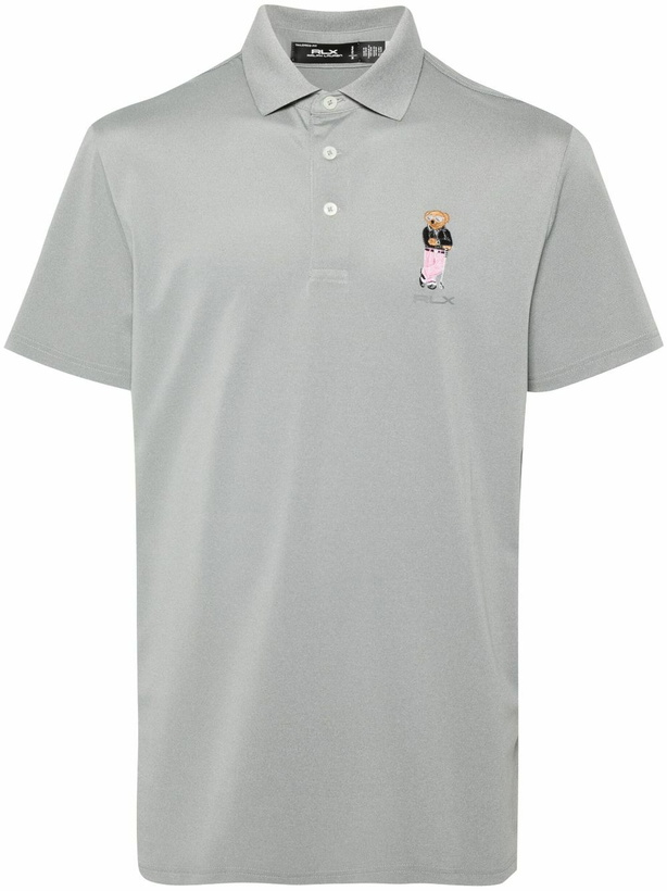 Photo: RLX Ralph Lauren Grey Polo Pear Piqué Polo Shirt