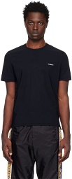 Versace Underwear Black Patch T-Shirt