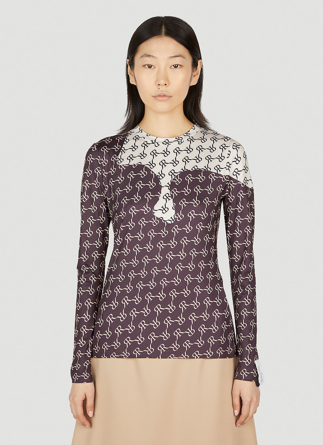 rokh Two Tone Logo Top