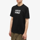 Barbour Men's International x YMC Horsted T-Shirt in Black