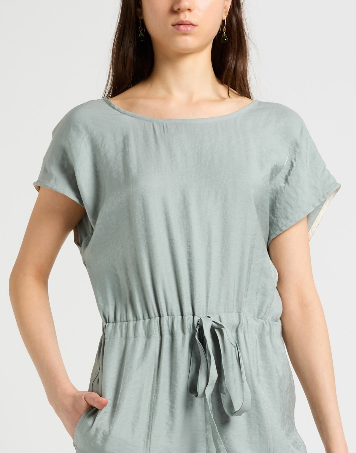 Jucca Womens Jumpsuit in Sage green