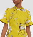 Erdem Ilana floral cotton faille gown