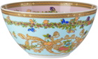 Versace Blue Rosenthal 'Le Jardin' Bowl, 18 cm