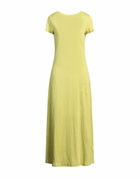 Majestic Filatures Womens Maxi dress Lime in Green