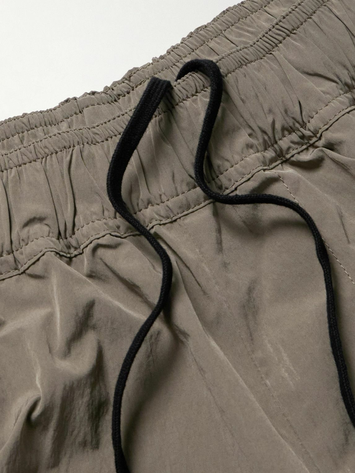 SSAM - Wide-Leg Shell Shorts - Green