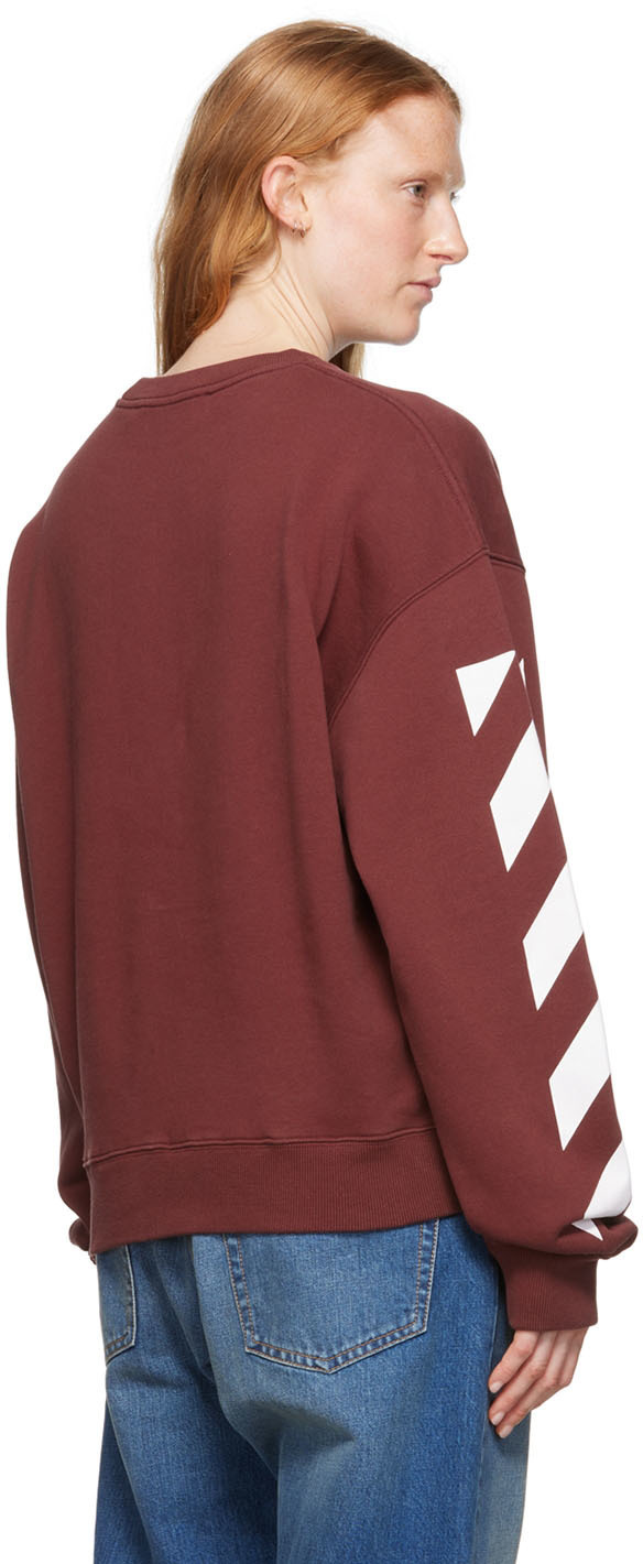 Off white red on sale crewneck