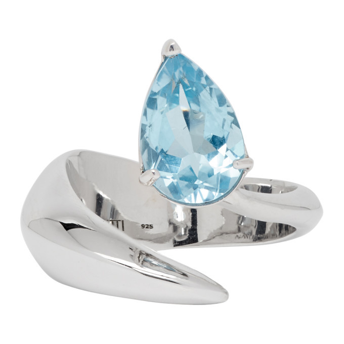 Alan Crocetti Silver 104 Topaz Crystal Ring Alan Crocetti