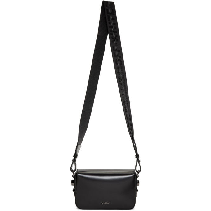 Off white black discount diagonal flap bag