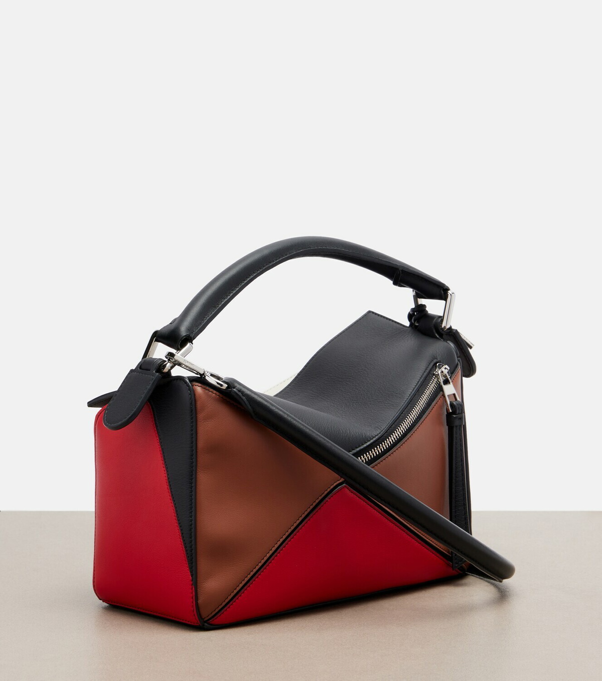 Loewe Puzzle Lion Intarsio Small shoulder bag