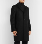 Hugo Boss - Wool and Cashmere-Blend Coat - Black