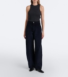 Róhe Berber cotton corduroy barrel-leg pants