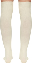 Baserange Off-White Overknee Socks