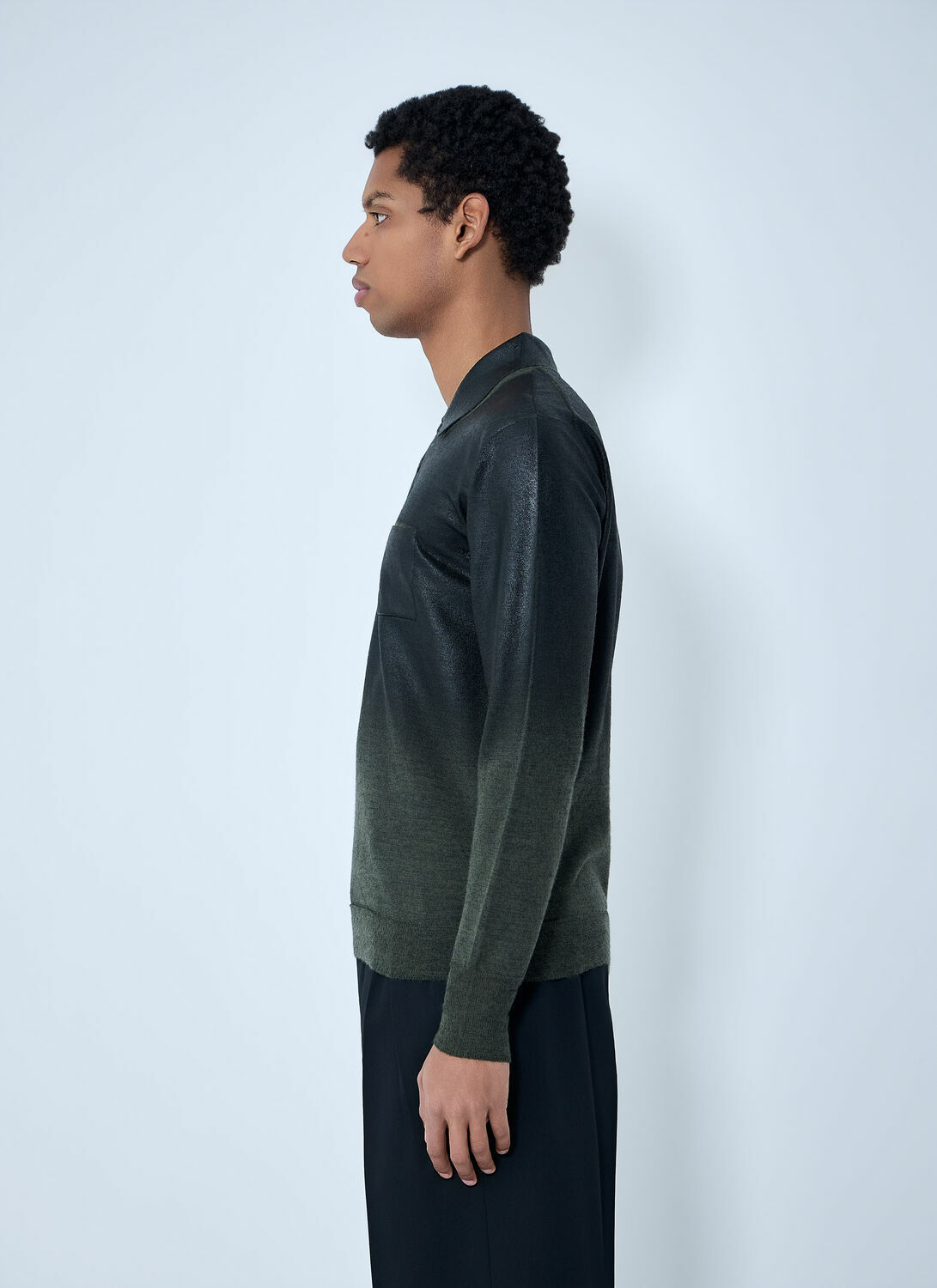 Maison Margiela Long Sleeve Polo Shirt
