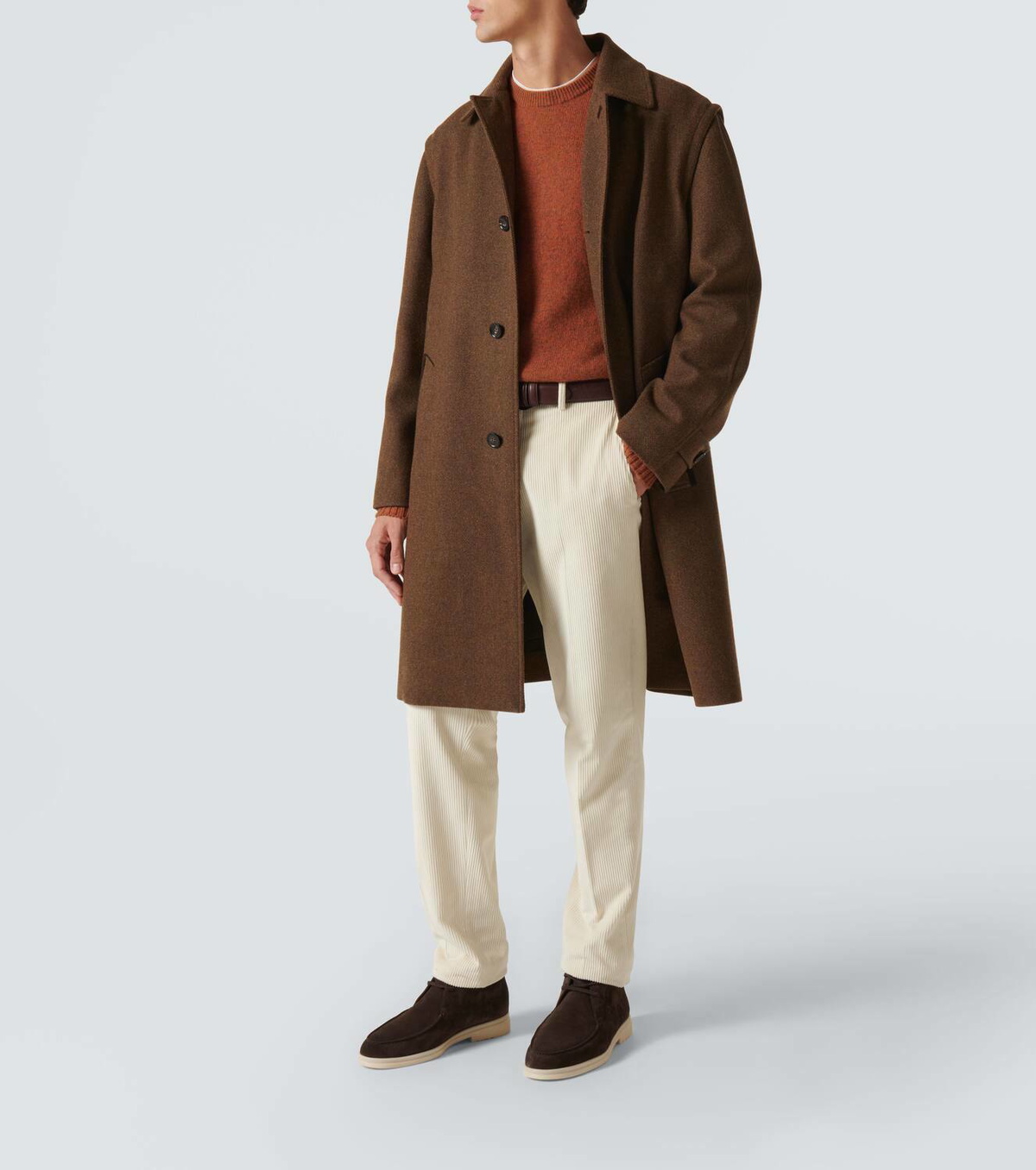 Loro Piana Savile wool coat