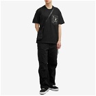 mastermind JAPAN Men's Zip Pocket T-Shirt in Black