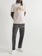 Palm Angels - Logo-Print Cotton-Jersey T-Shirt - Neutrals