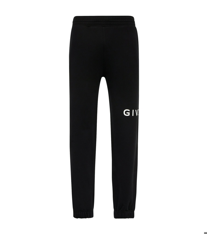 Photo: Givenchy - Logo cotton jersey sweatpants