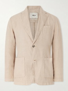 Altea - Aaron Garment-Dyed Linen Blazer - Neutrals