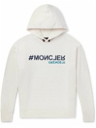 Moncler Grenoble - Logo-Appliquéd Cotton-Jersey Hoodie - White