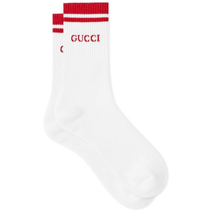 Photo: Gucci Logo Sports Sock
