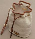 Prada Small canvas and leather pouch