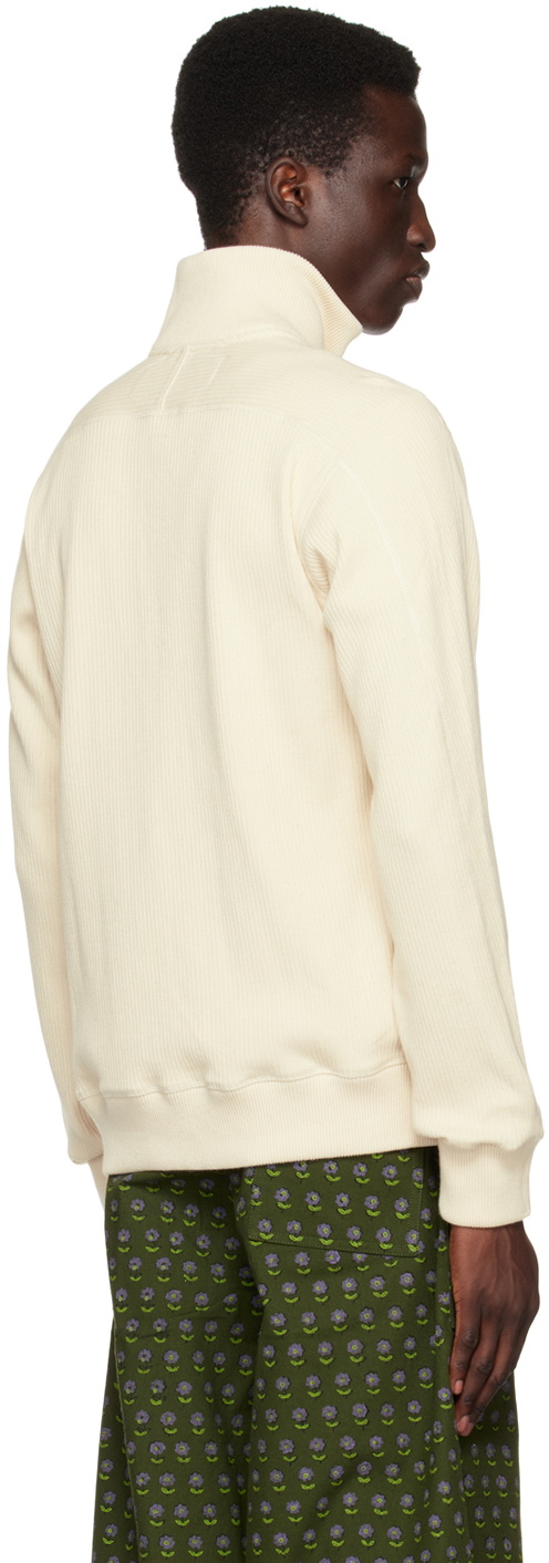 Gentle Fullness Off-White Softy Zip Thru Sweater