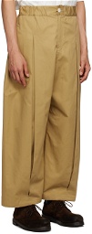 SAGE NATION SSENSE Exclusive Beige Trousers