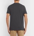 Hartford - Printed Cotton-Jersey T-Shirt - Men - Charcoal