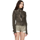 Rick Owens Brown Tower Gary Denim Jacket