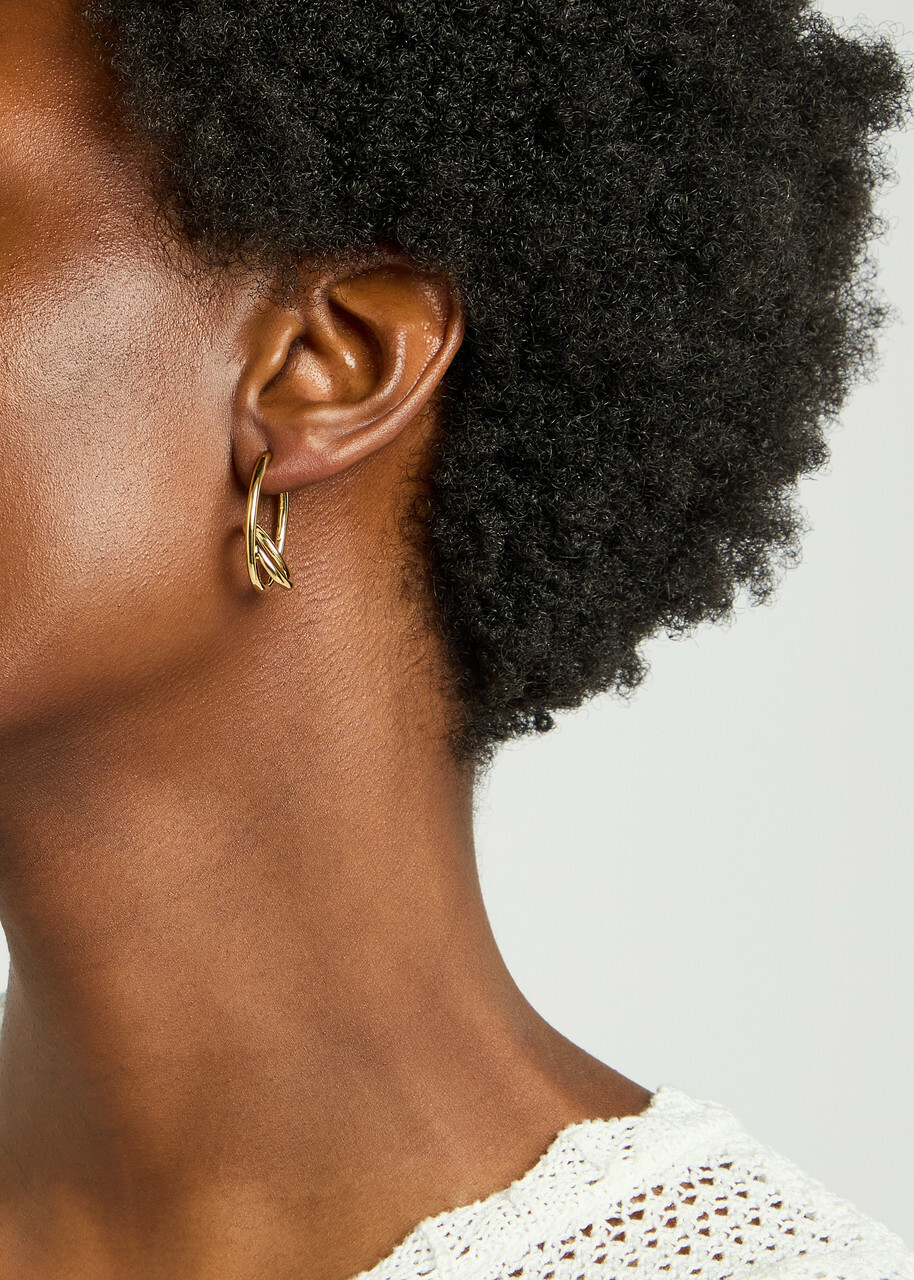 Otiumberg Spiralis 14kt Gold Vermeil Hoop Earrings - One Size
