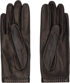 Valentino Garavani Black Lambskin Gloves